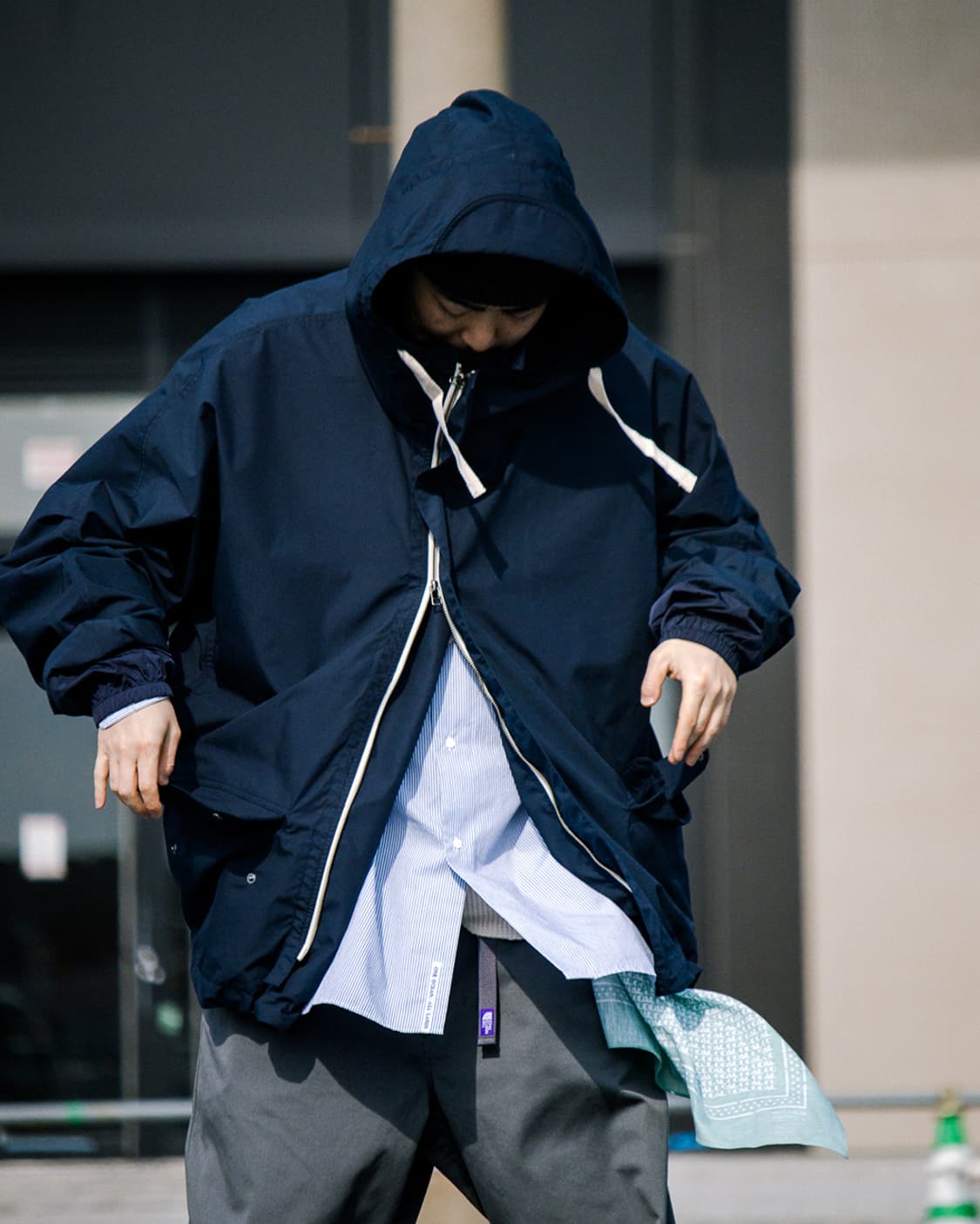 나나미카 hooded deck jacket L 새상품 상품이미지1
