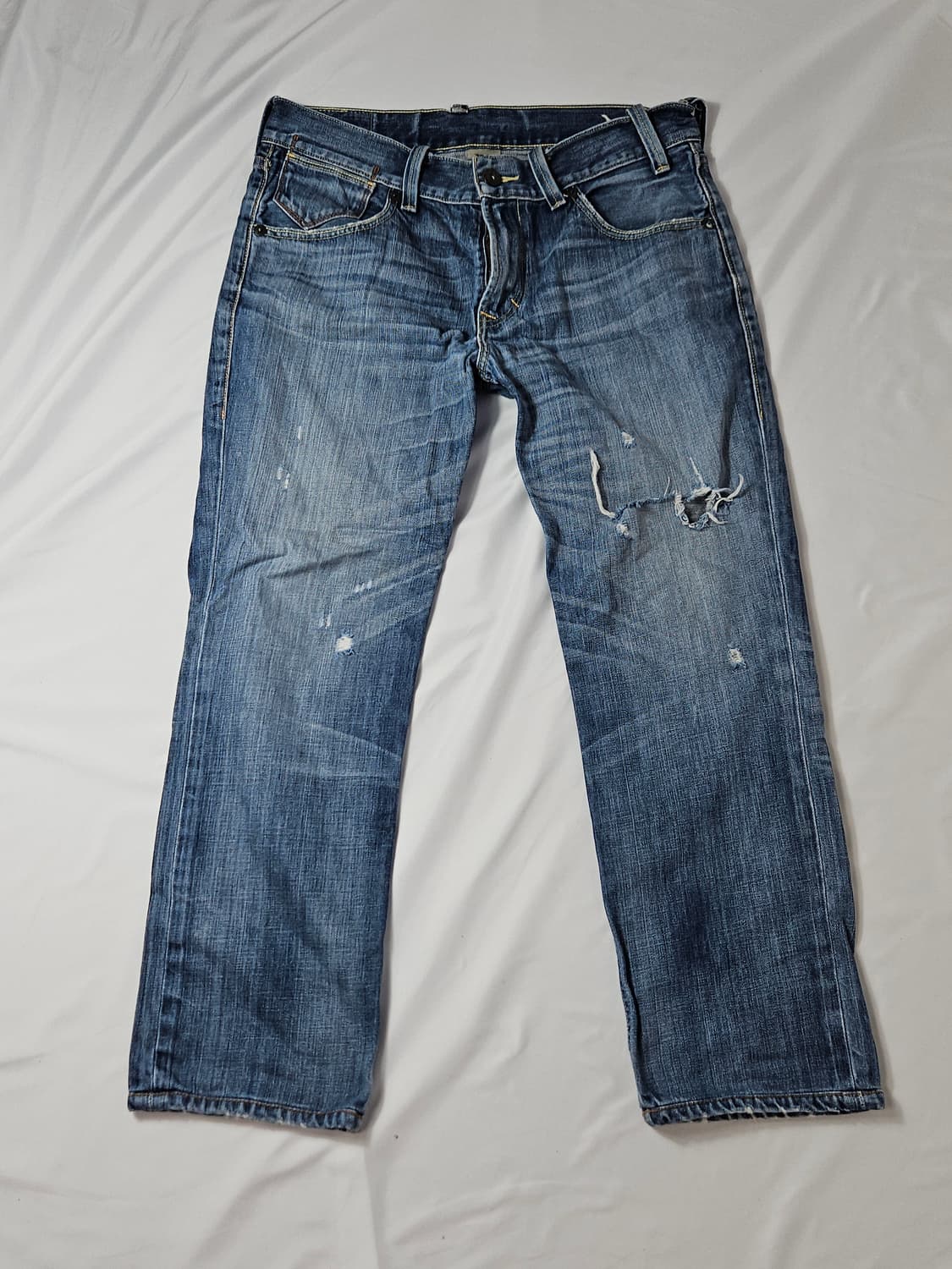 리바이스 504 실버탭 워싱 데님팬츠 청바지 진 빈티지 실버 34 상품이미지4