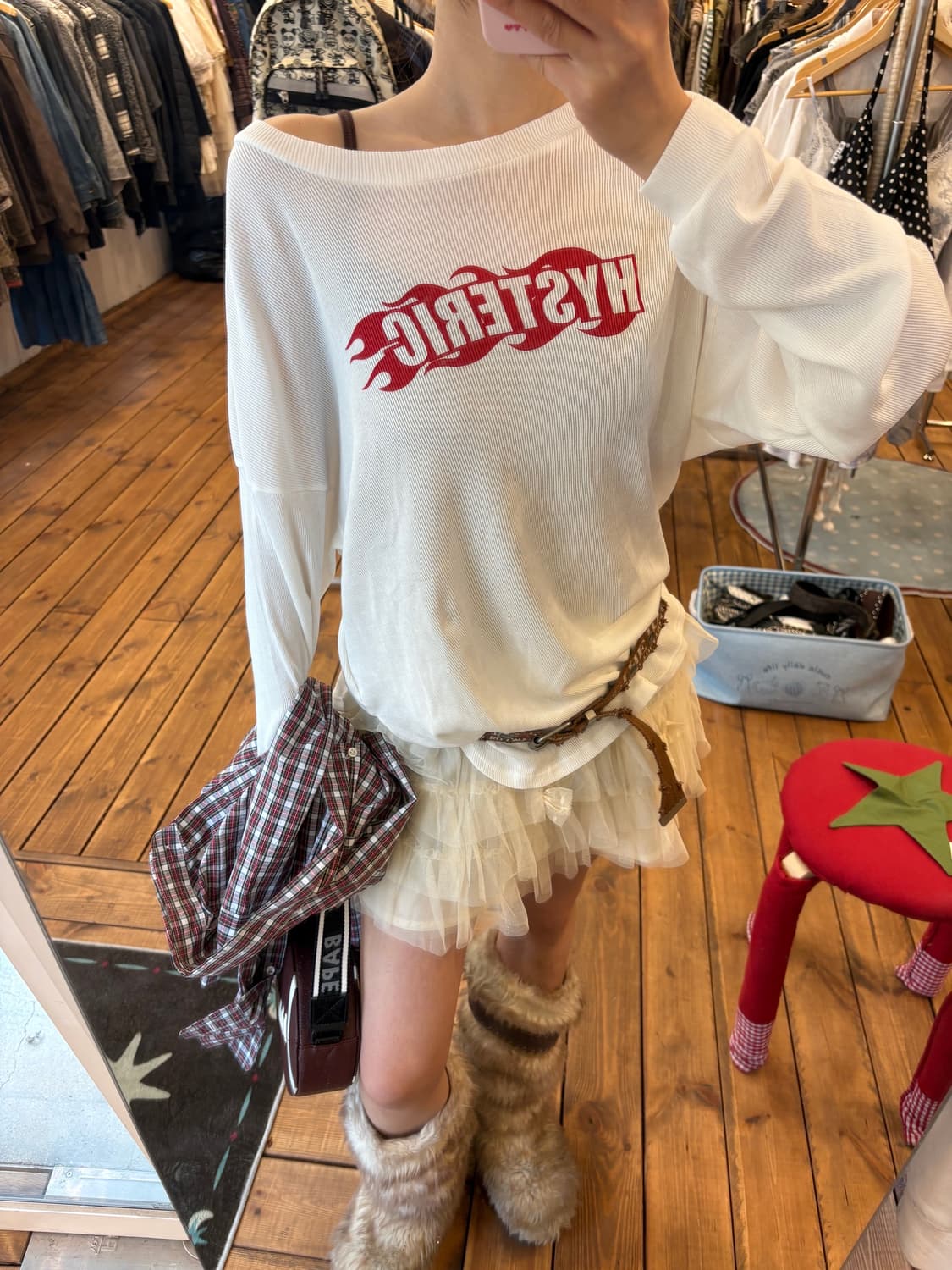 히스테릭글래머 백트임 니트 상품이미지3