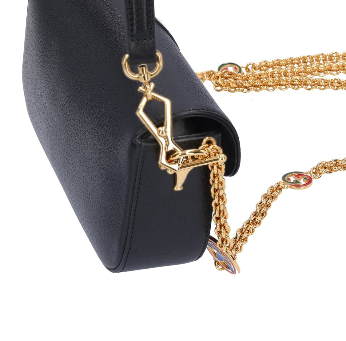 구찌 x 아디다스 722009 1955 스몰 홀스빗 숄더백 블랙 상품이미지9