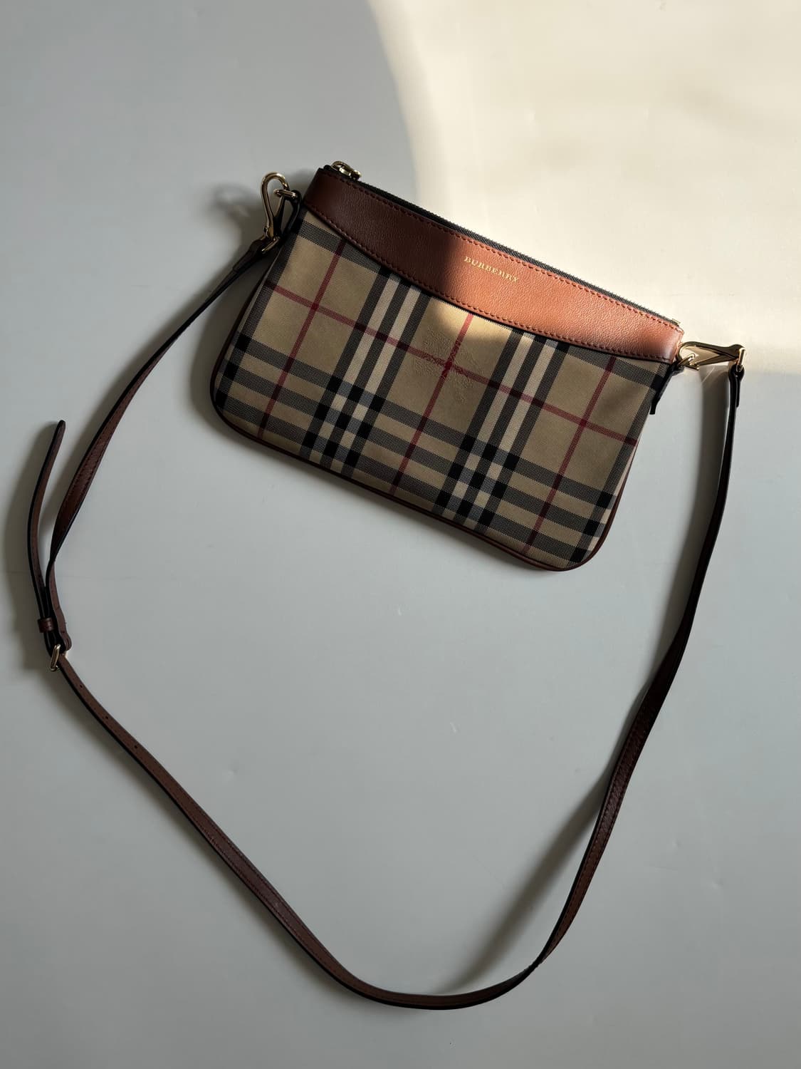 Burberry 버버리 페이톤 체크 크로스백  상품이미지2
