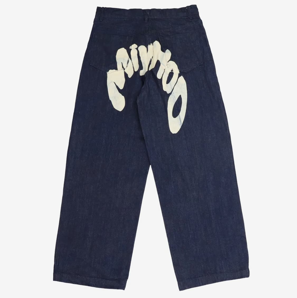 미와이후 빈티지 워싱 레터링 팬츠 상품이미지3