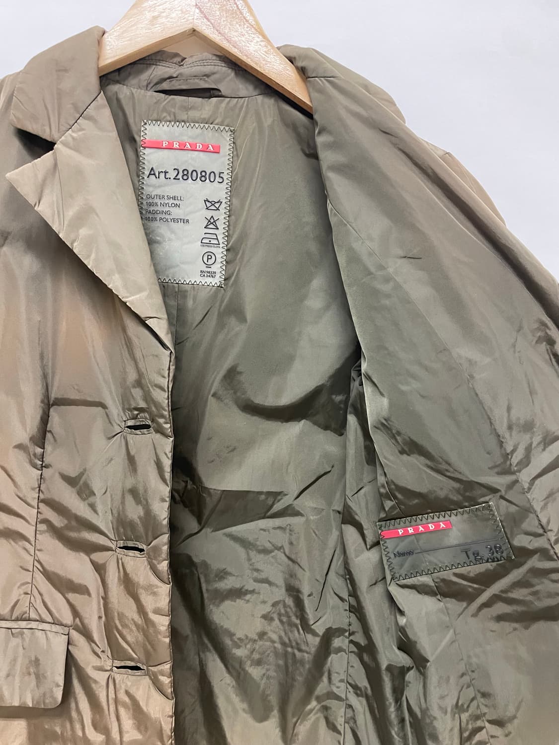 [38] 프라다 스포츠 3버튼 블레이저 자켓 상품이미지7