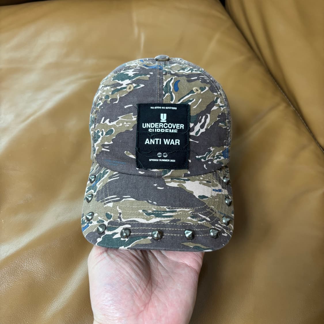 슈프림 언더커버 6패널 볼캡 모자 스터드 카모 상품이미지2