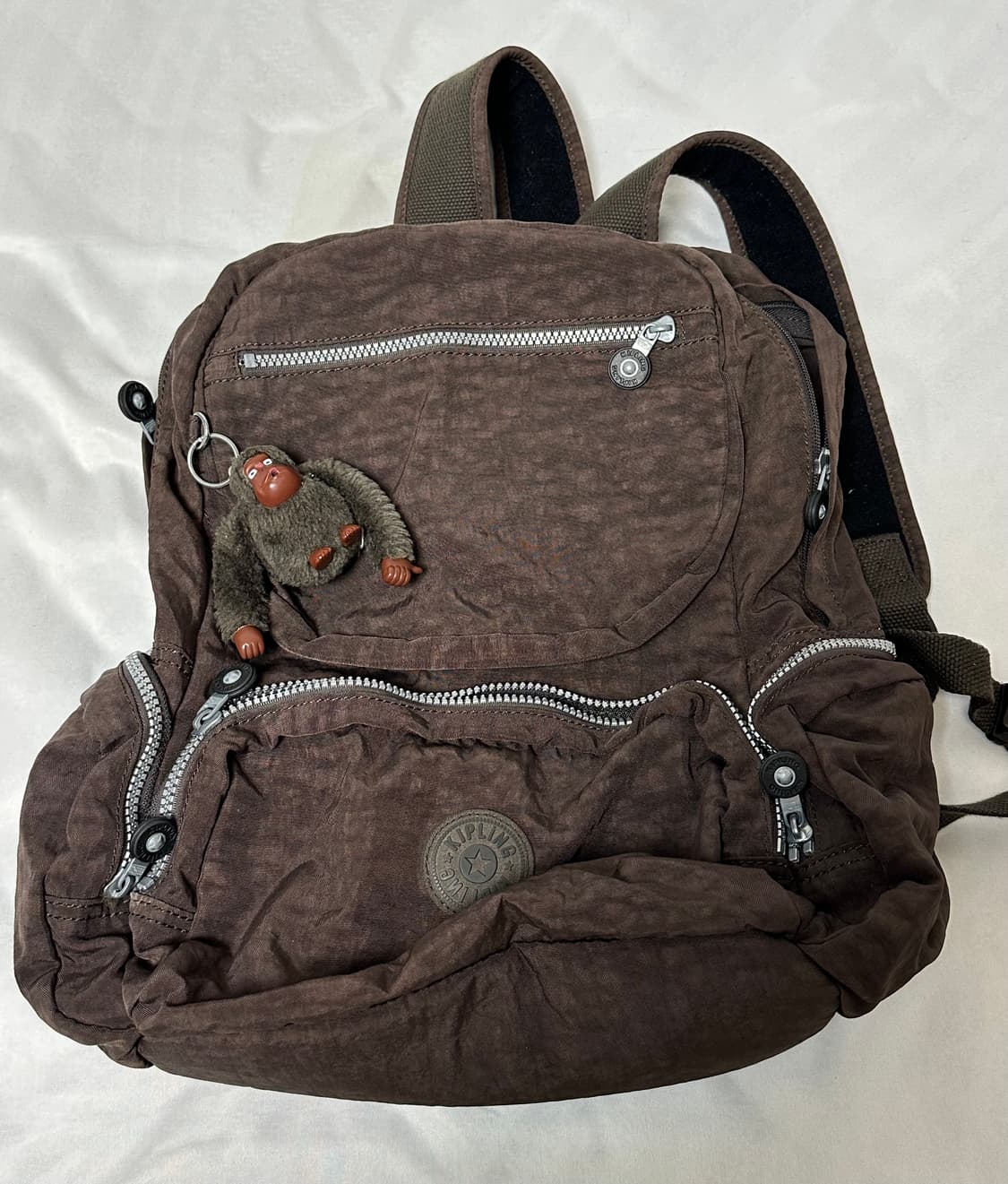 Kipling Brown 3pockets Bag 상품이미지1