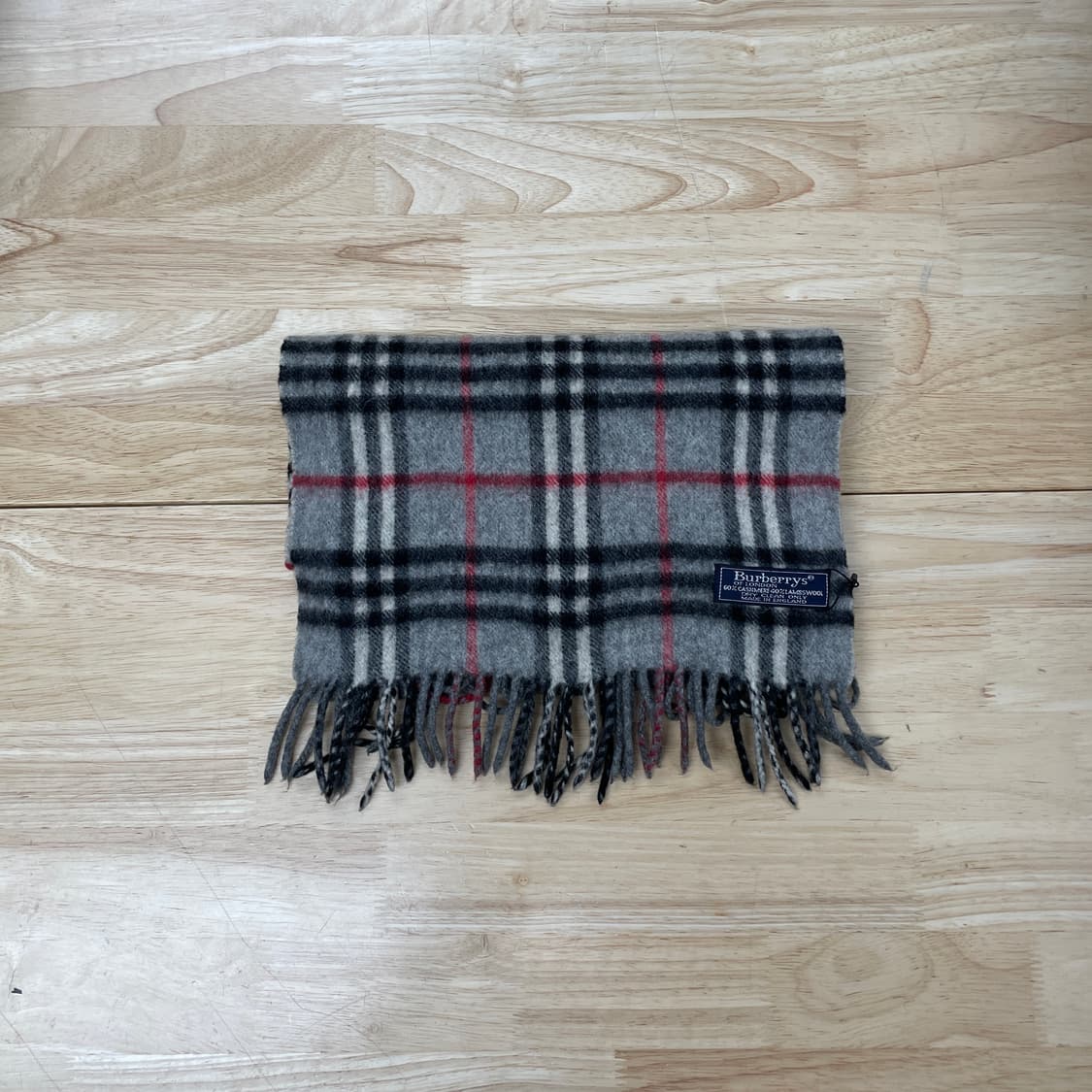 버버리 정품 캐시미어 / 램스울 머플러 그레이 상품이미지1