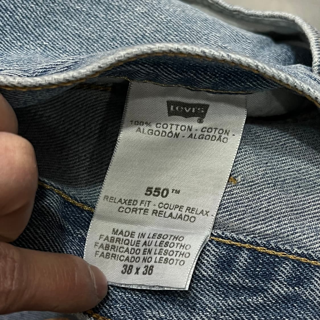  리바이스 550 데님팬츠 y15490 상품이미지7