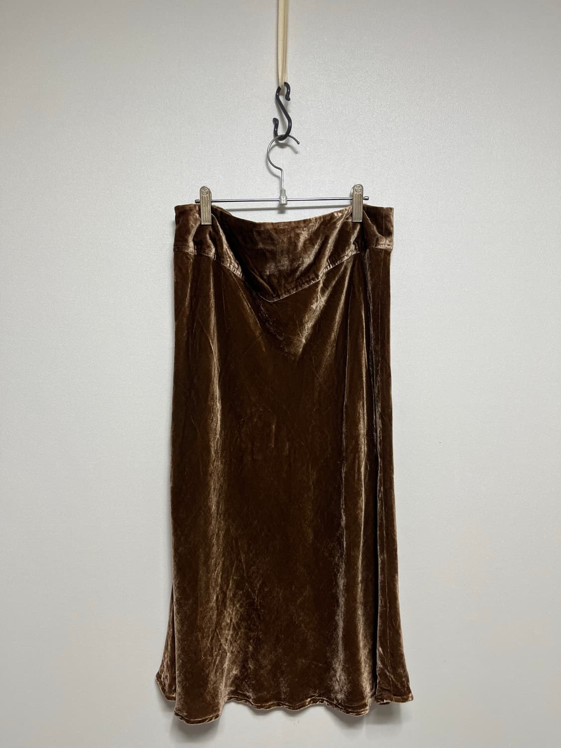 Earl Jean 얼진 벨벳 스커트 브라운 s 상품이미지5