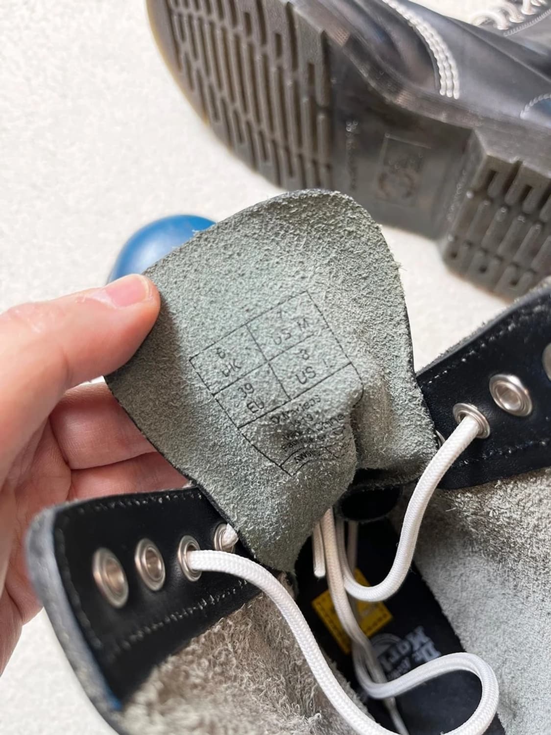 닥터마틴 1919 블루 10홀 워커 Q1270 상품이미지9