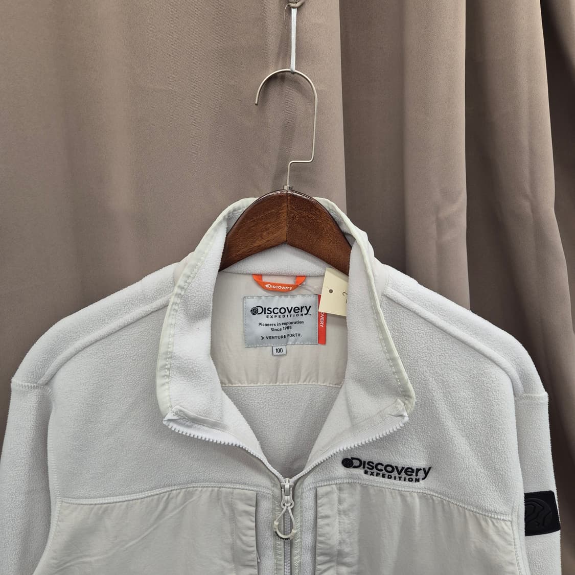 디스커버리  플리스 자켓 아이보리 100 상품이미지2