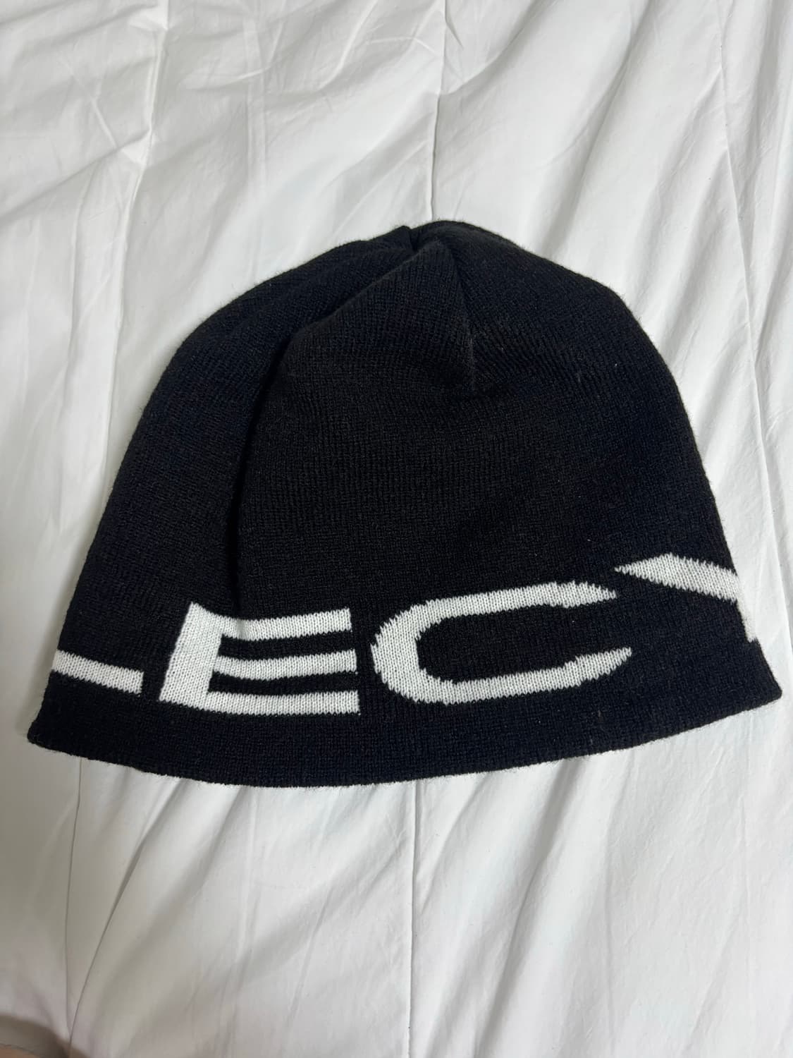 레씨토 자카드 비니 블랙 상품이미지2