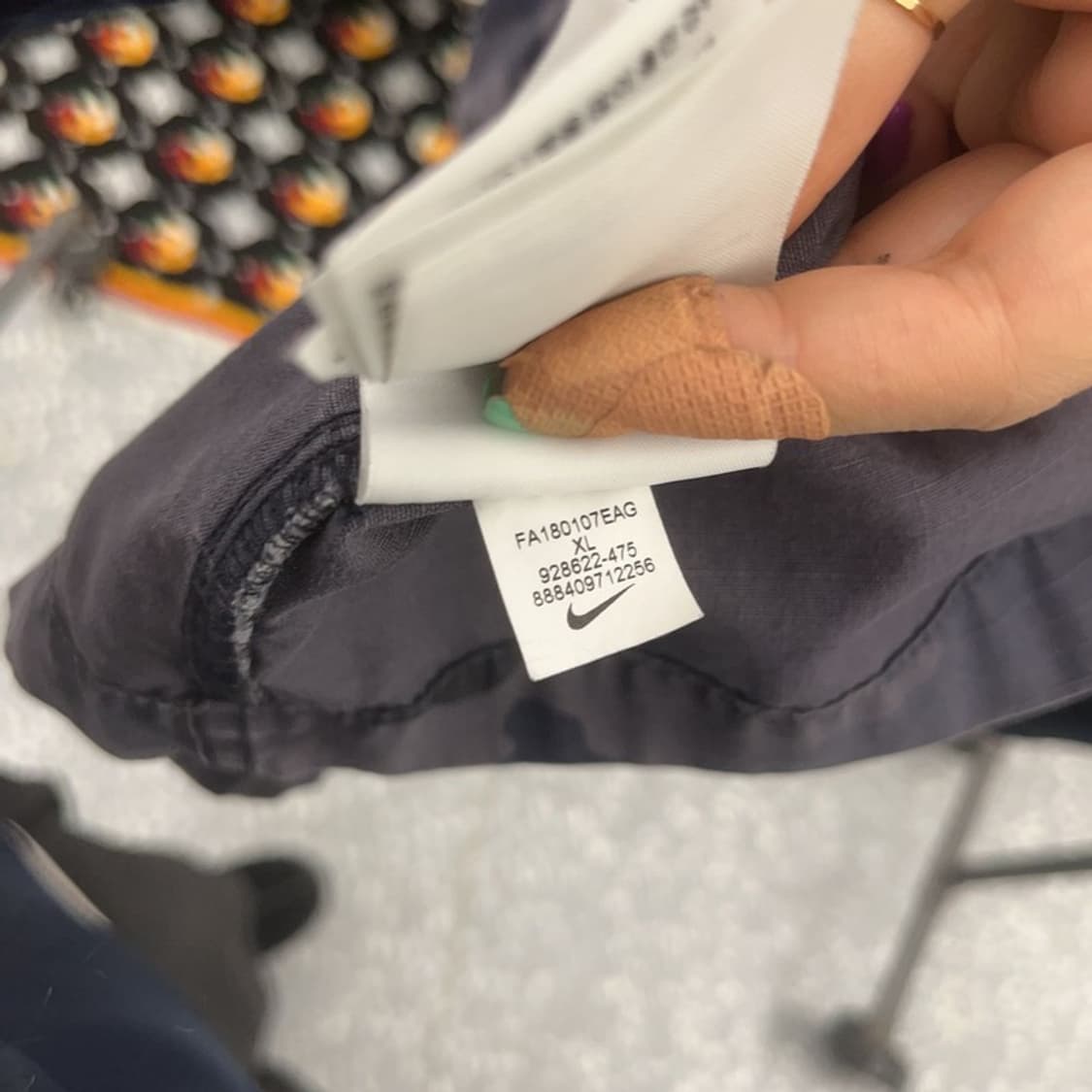 나이키 고프코어 밀리터리 카모패턴 워크 자켓 XL C06527 상품이미지7