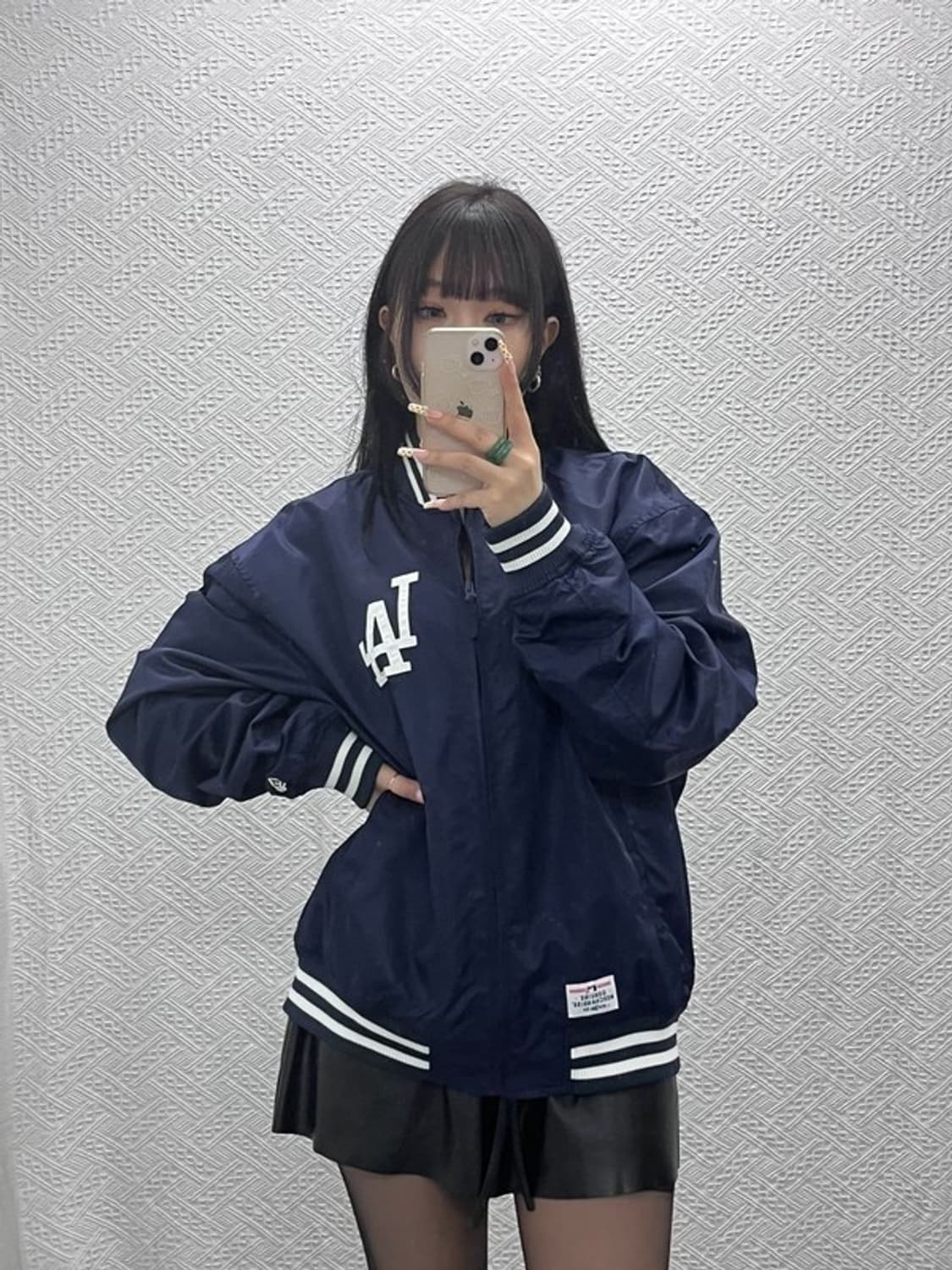 뉴에라 올드스쿨 레트로 새틴 바시티 자켓 110 C09875 상품이미지2