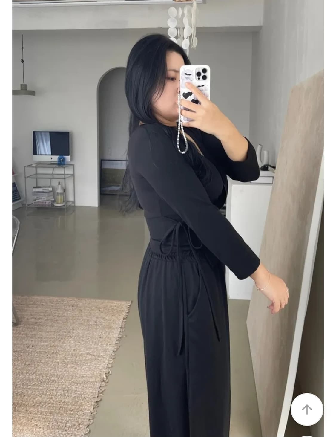 (새옷) 블랙 랩티셔츠 상품이미지8