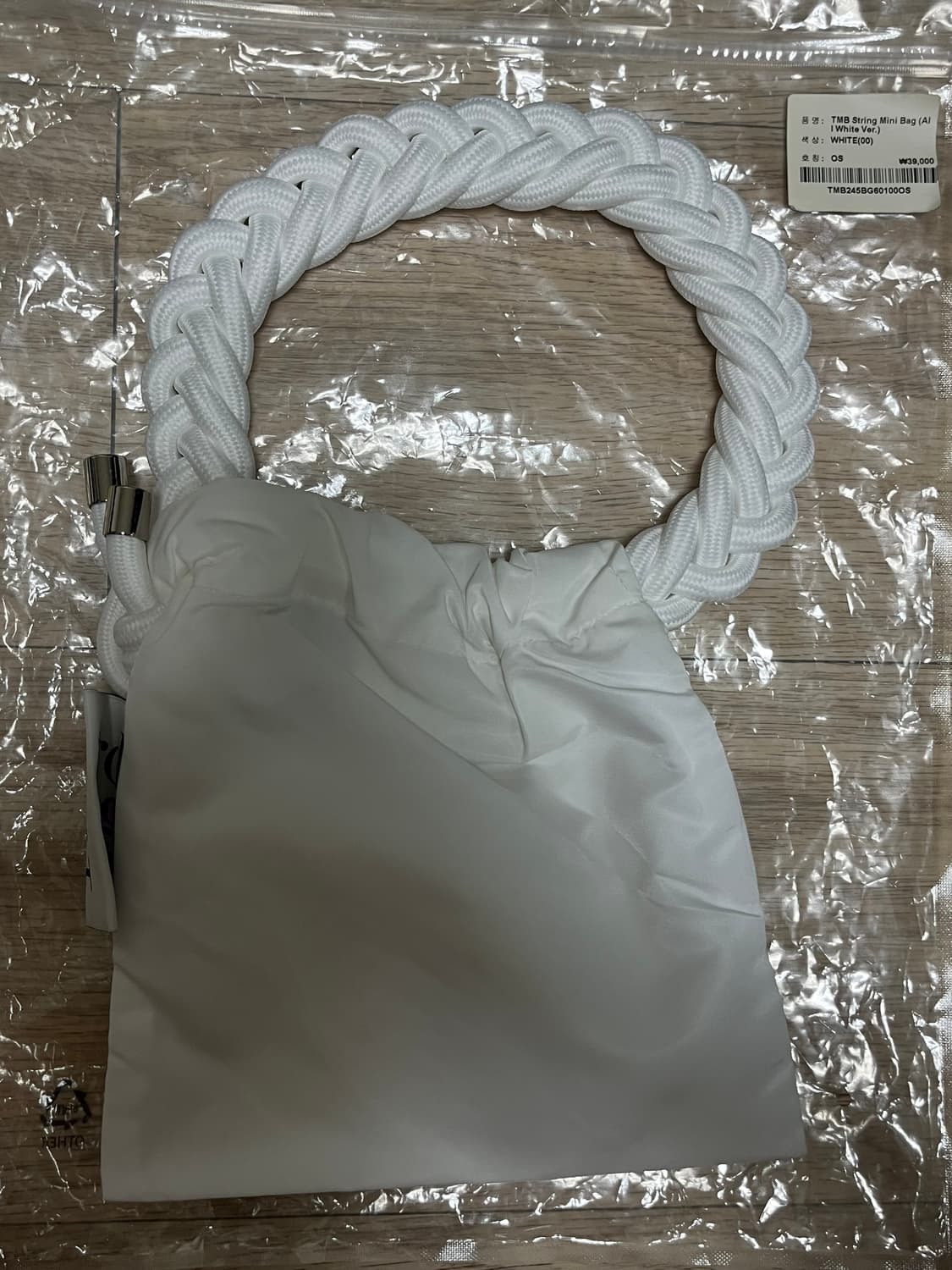트리밍버드 스트링 미니백 [올화이트] 새상품 상품이미지4