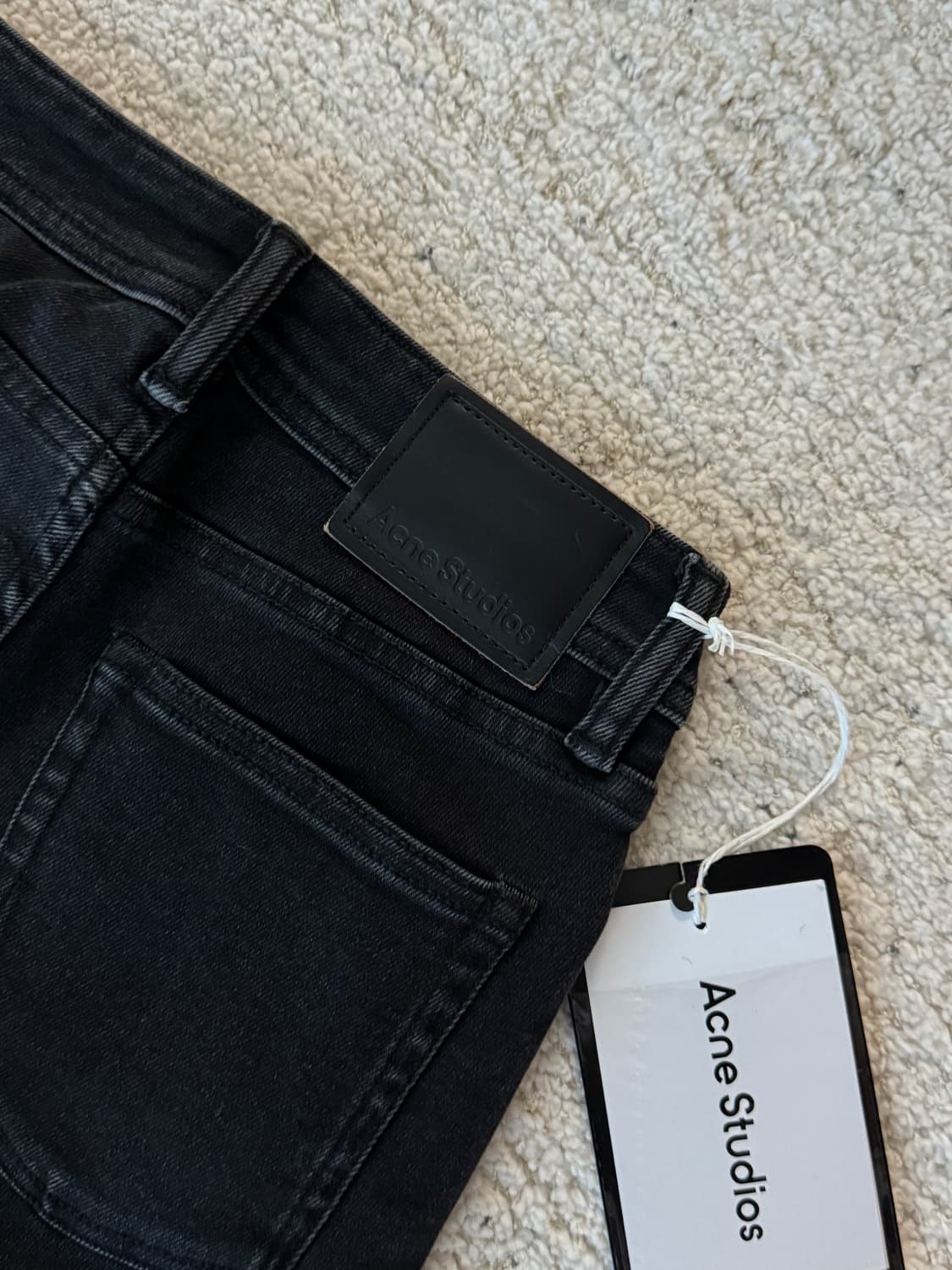 <새상품> 아크네스튜디오 Acne Studios 워싱블랙 스키니진 상품이미지2