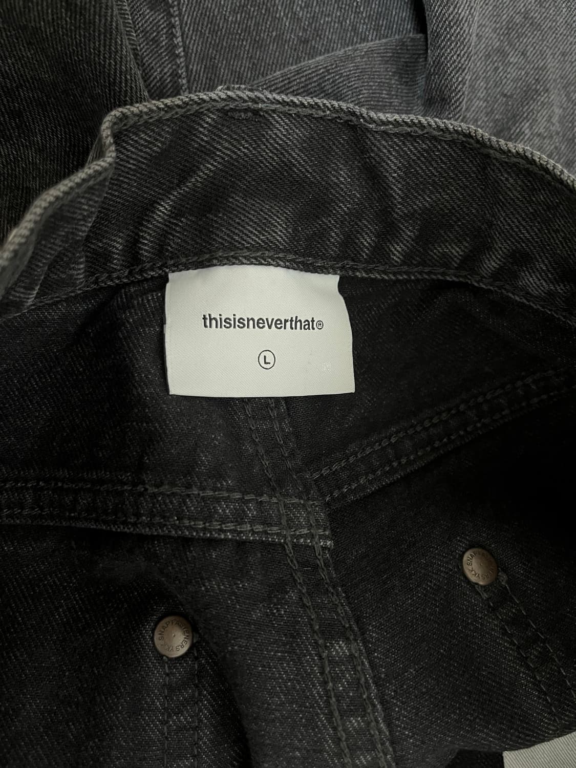 디네뎃 Loose Jeans Black 상품이미지4