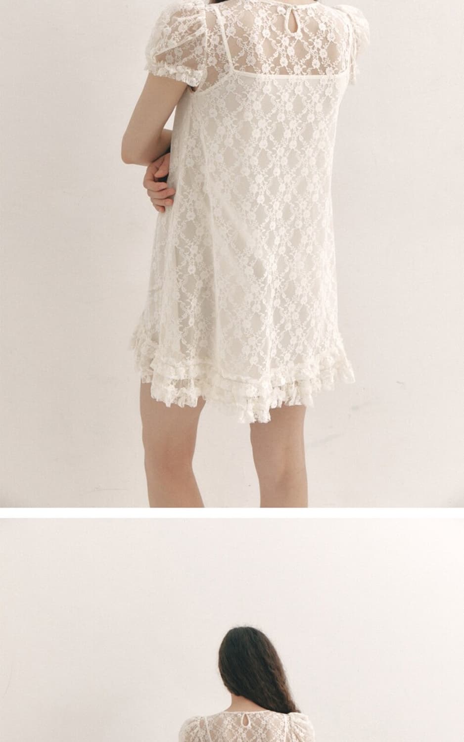 (새상품) 플로움 레이스 드레스 원피스 s사이즈 상품이미지3