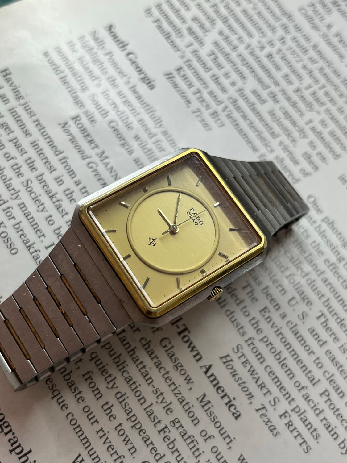 빈티지 RADO 스퀘어 쿼츠 시계 상품이미지2