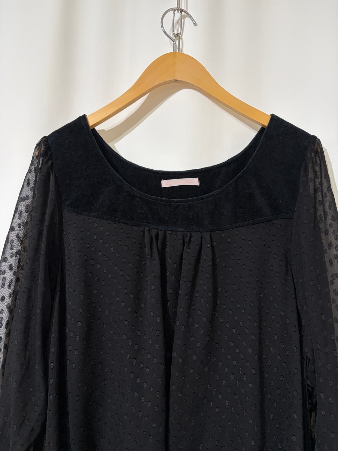 vintage dot blouse 상품이미지2