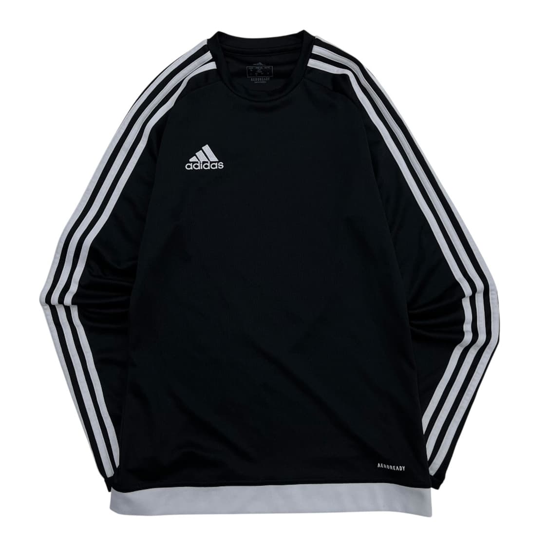 아디다스 에센셜 화이트라인 블랙 매쉬 롱슬리브 S 상품이미지3