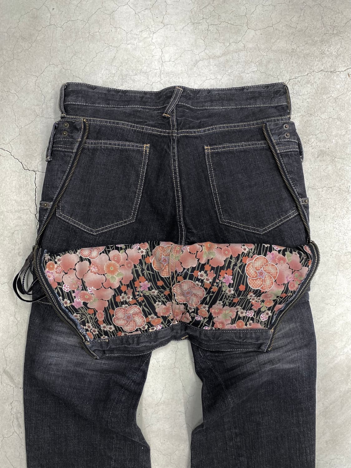 PPFM 더블 웨이스트 데님 팬츠 상품이미지7