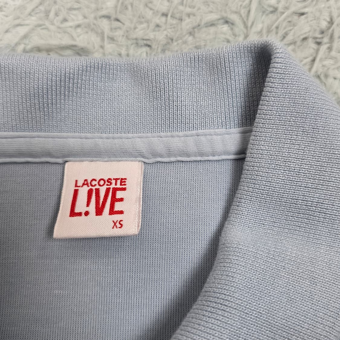 라코스테 LIVE 여성 페블럼 슬림핏 미니 피케 XS 상품이미지4