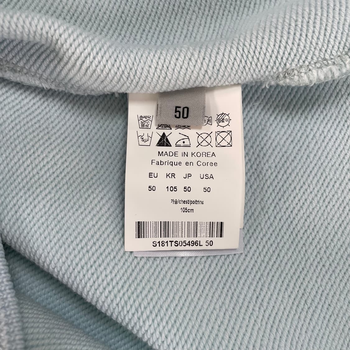 [50] 솔리드 옴므 백로고 오버핏 후드티 상품이미지9