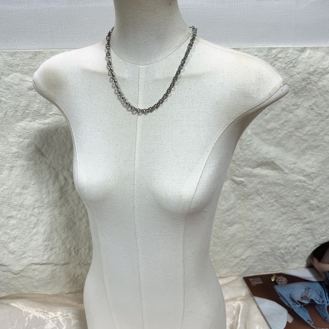 빈티지 유니크 체인 목걸이 상품이미지1