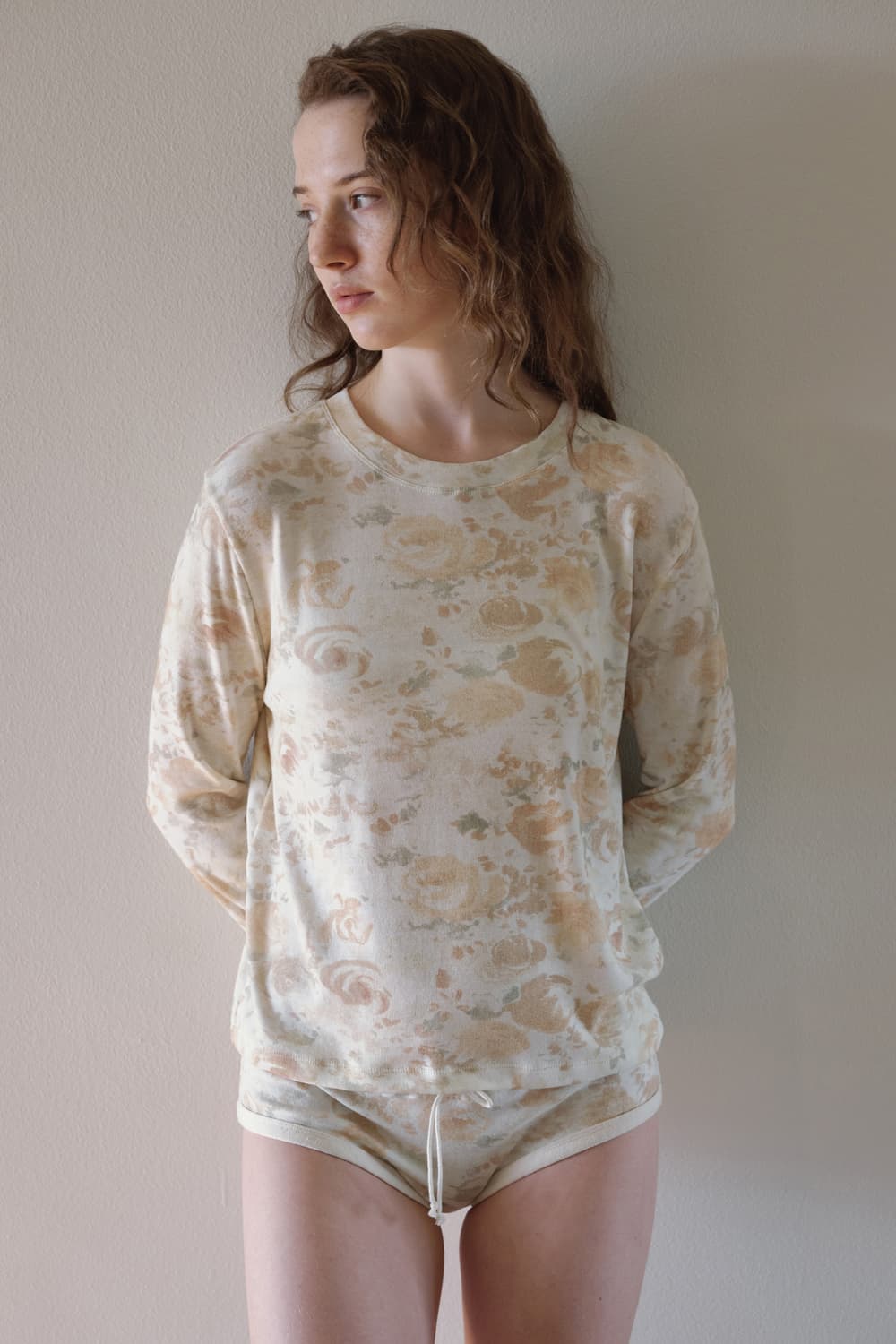 비아플레인x민주님 플로럴 롱슬리브 티셔츠 상품이미지6