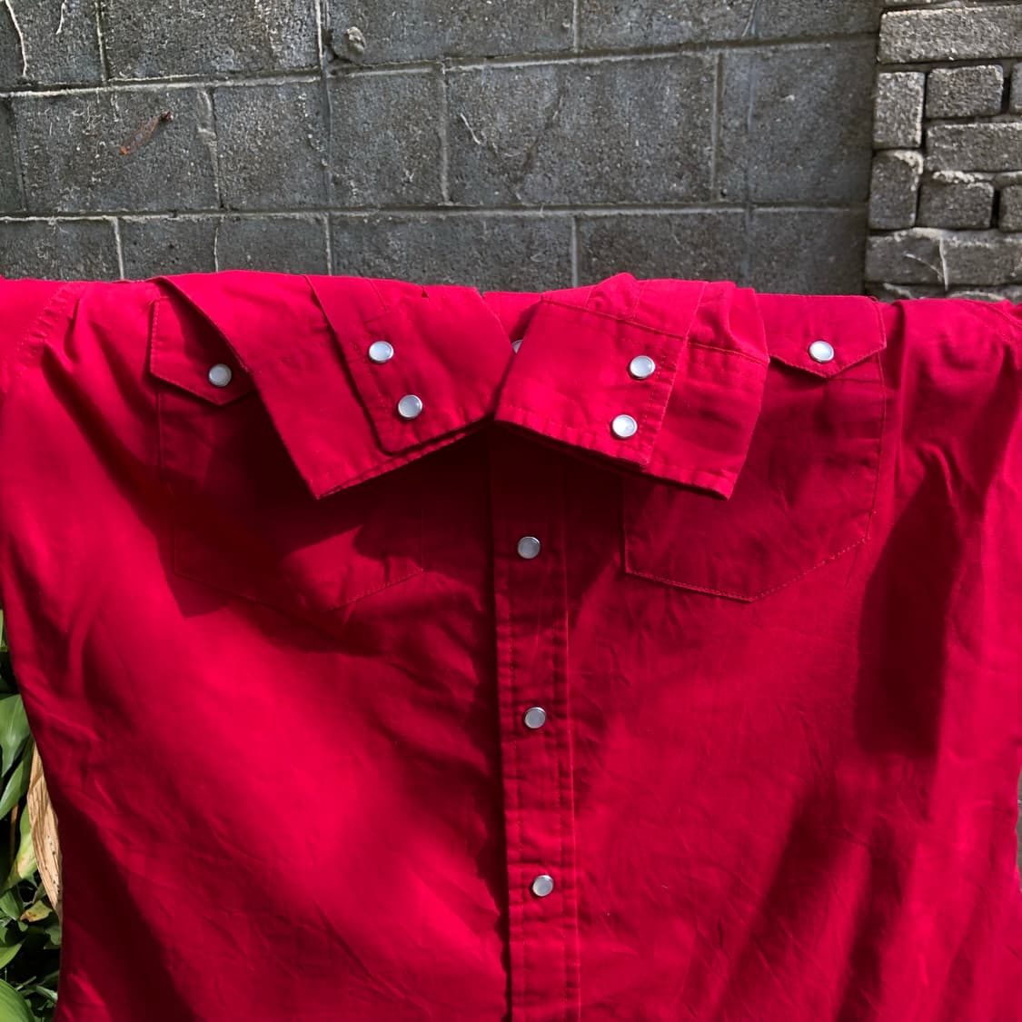 90s WRANGLER 랭글러 웨스턴 체크 셔츠  상품이미지8