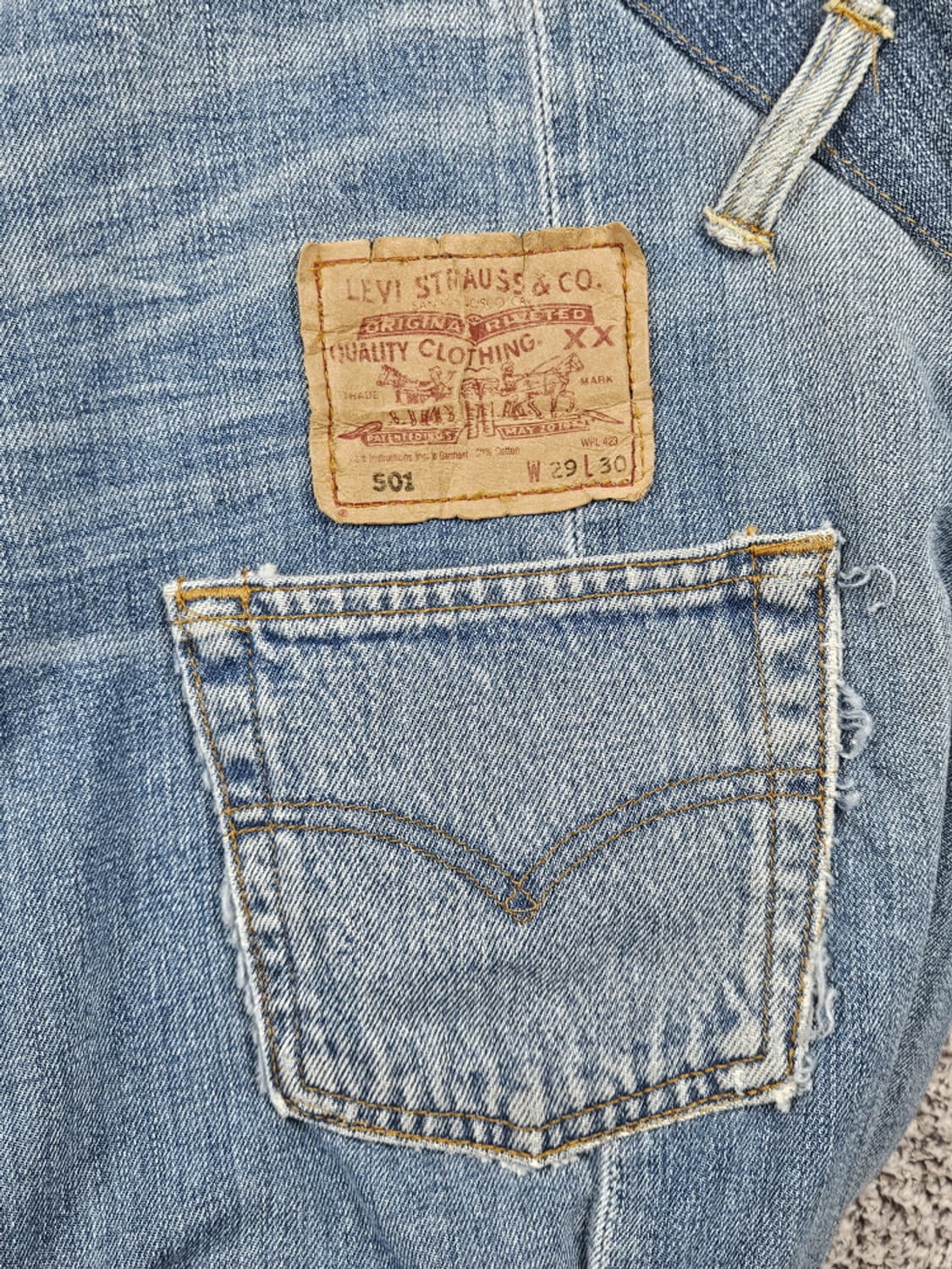 리바이스 리빌드 패치워크 커스텀 데님 자켓 (상세설명참조) / 10177 상품이미지8