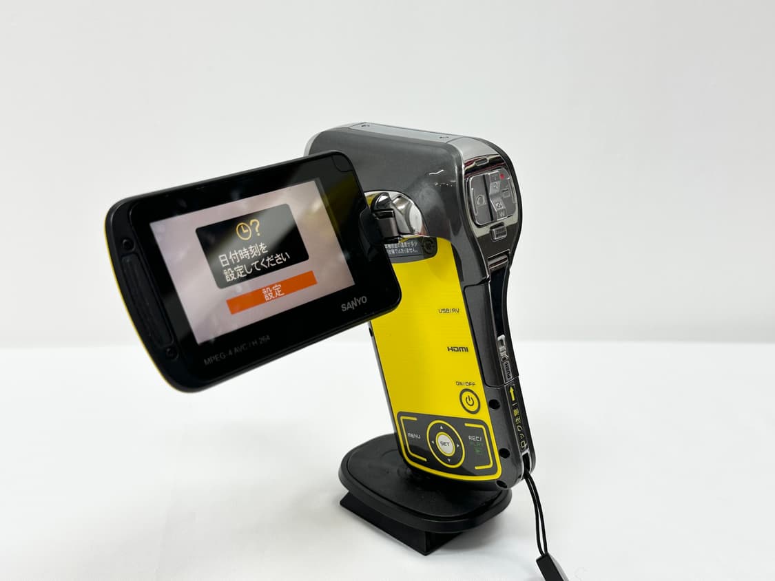 산요 작티 빈티지 캠코더 14MEGA 옐로우 상품이미지5