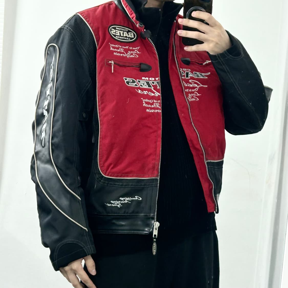 Bates 레더 사이드라인 레이싱 자켓 상품이미지4