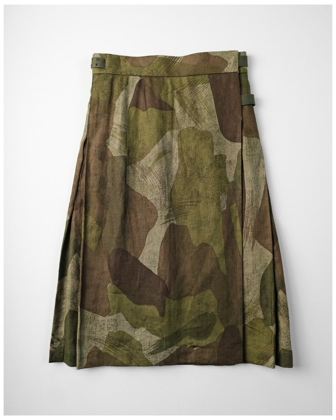 나이젤카본 우먼 킬트스커트 리넨 카모 8사이즈 상품이미지1