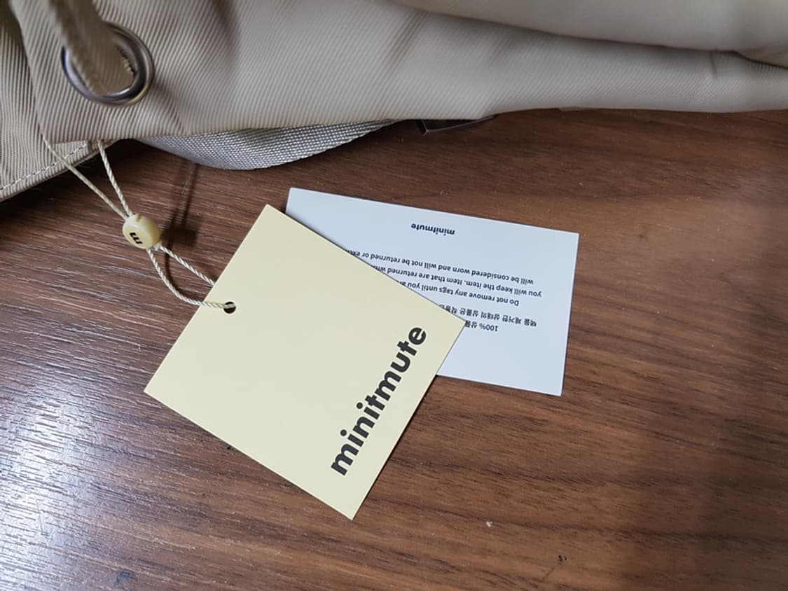 미닛뮤트 클로 백팩 (모카베이지) 미착용 상품이미지9