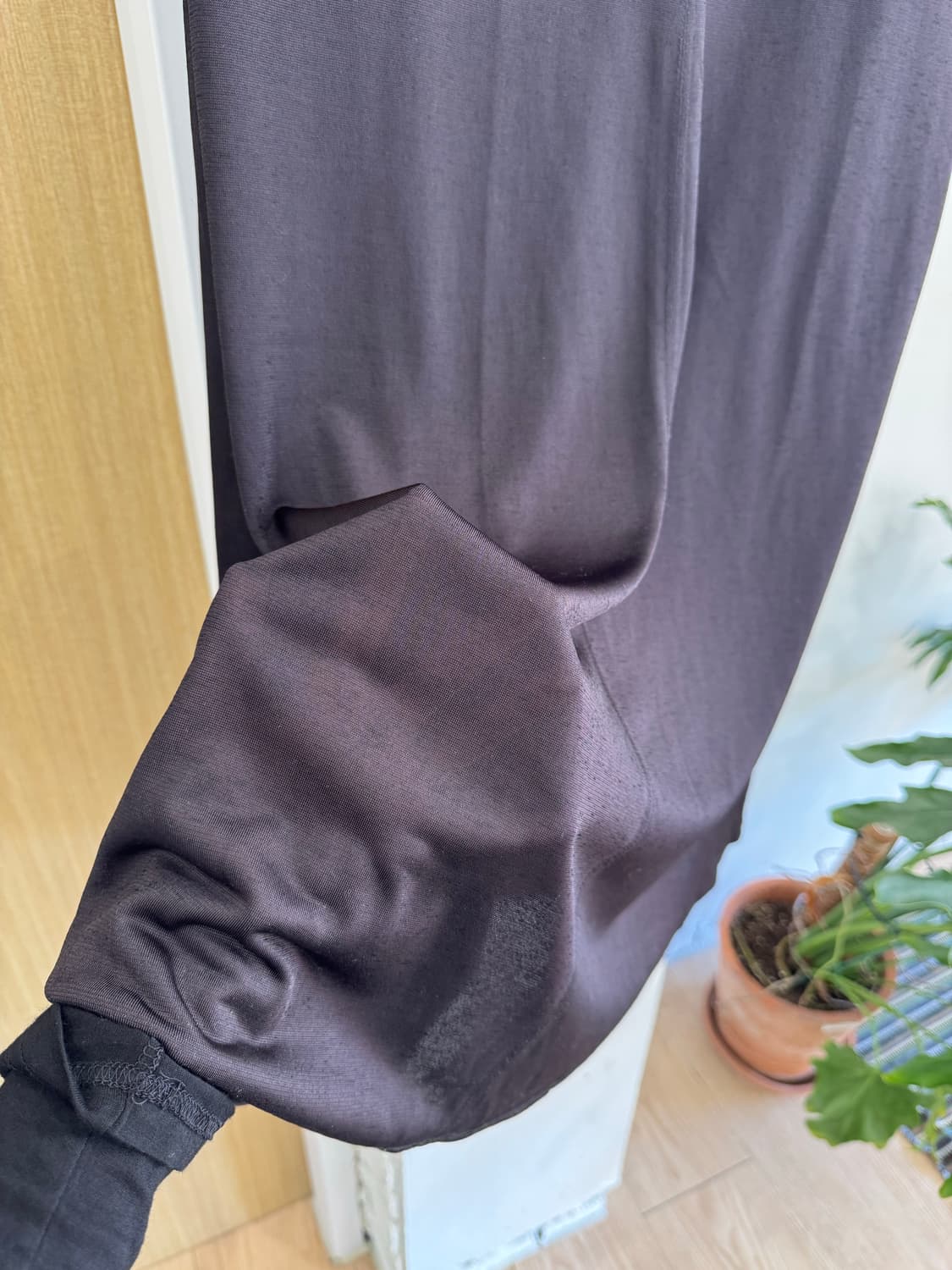 vintage button see-through skirt 상품이미지5