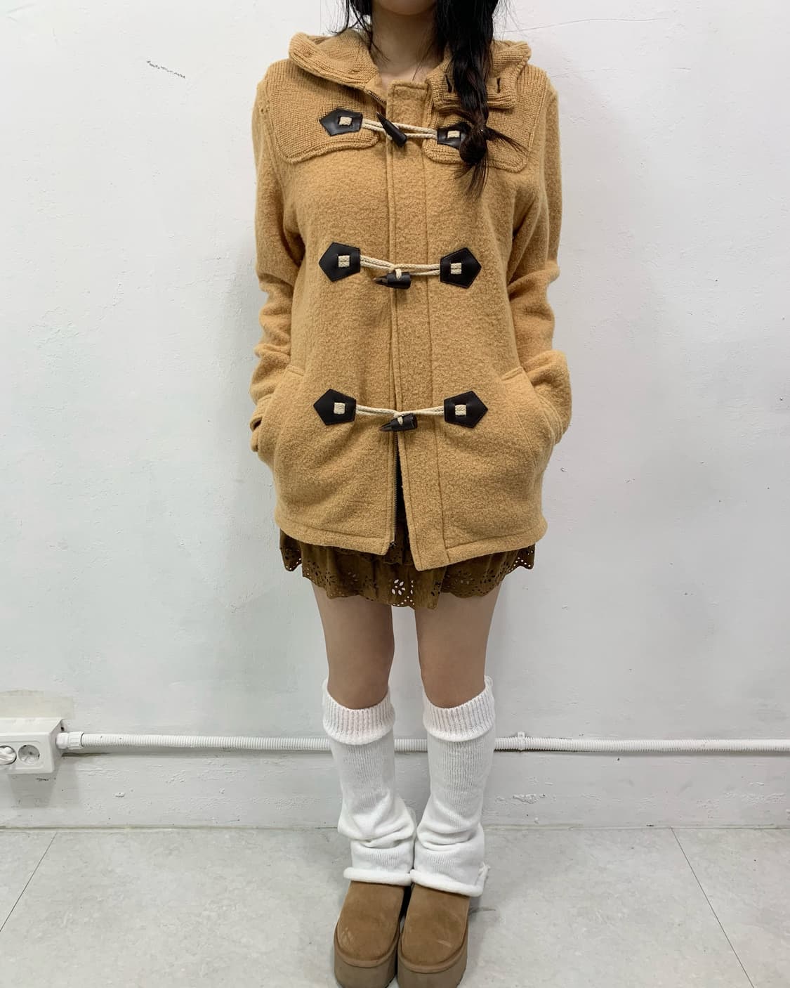 [J.N.R.D] 폭닥 머스타드 떡볶이 코트 상품이미지2