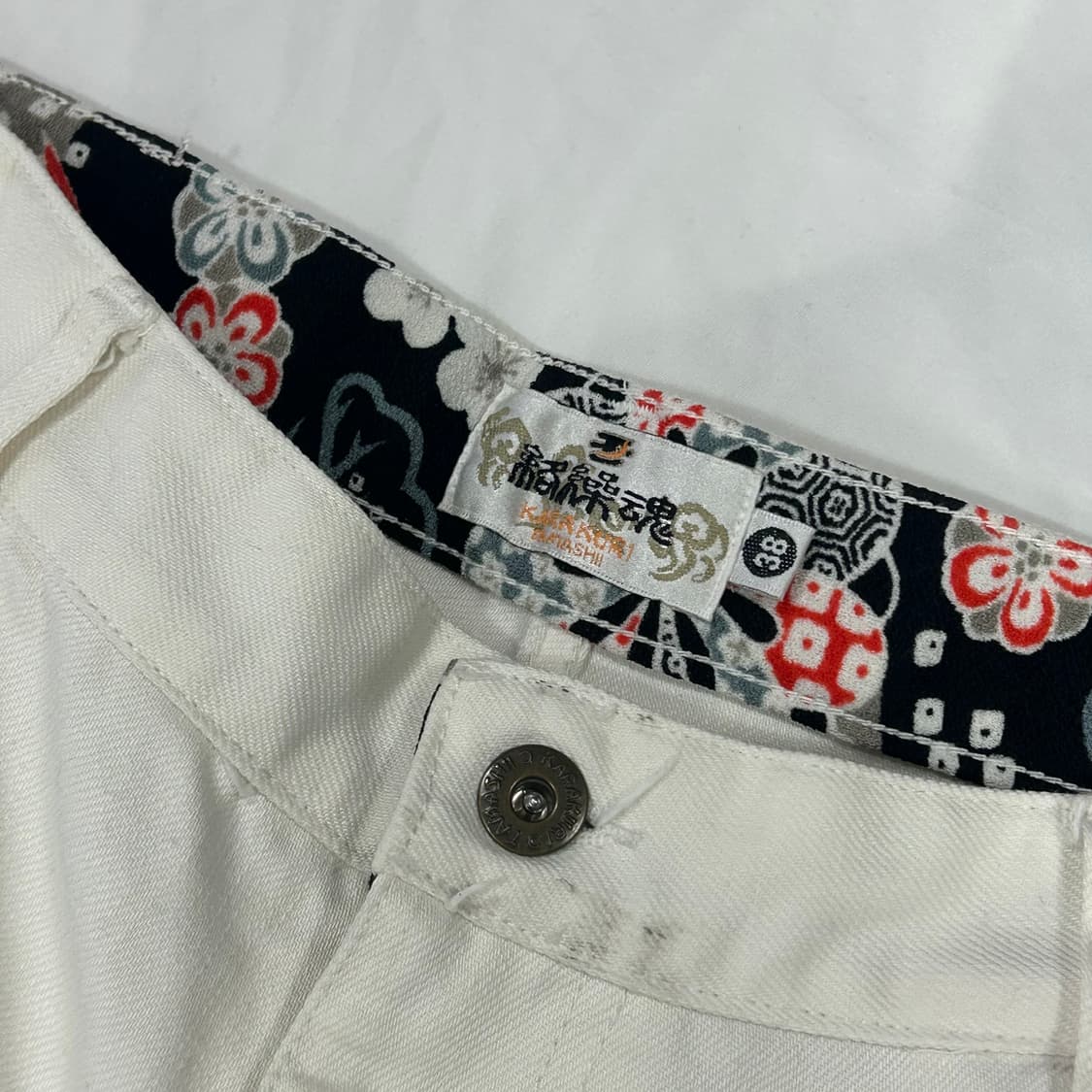 [KARAKURI TAMASHII] 오리엔탈 잉어 사쿠라 팬츠 상품이미지7