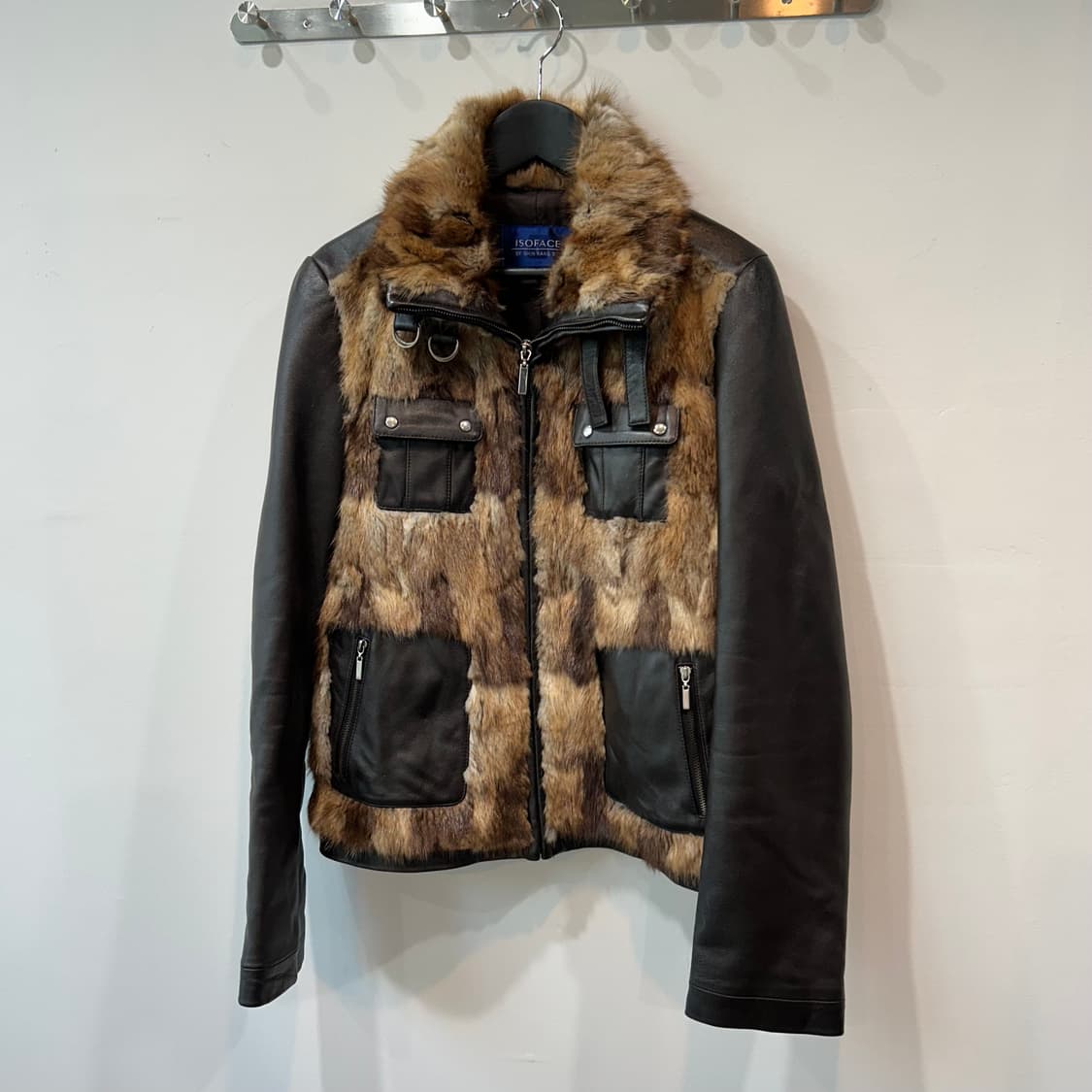 브라운 리얼퍼 양가죽자켓 상품이미지4