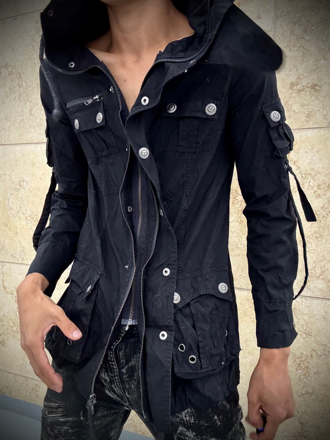 00s Archive Gimmik Jacket LGB GOA 와매치가능 상품이미지8