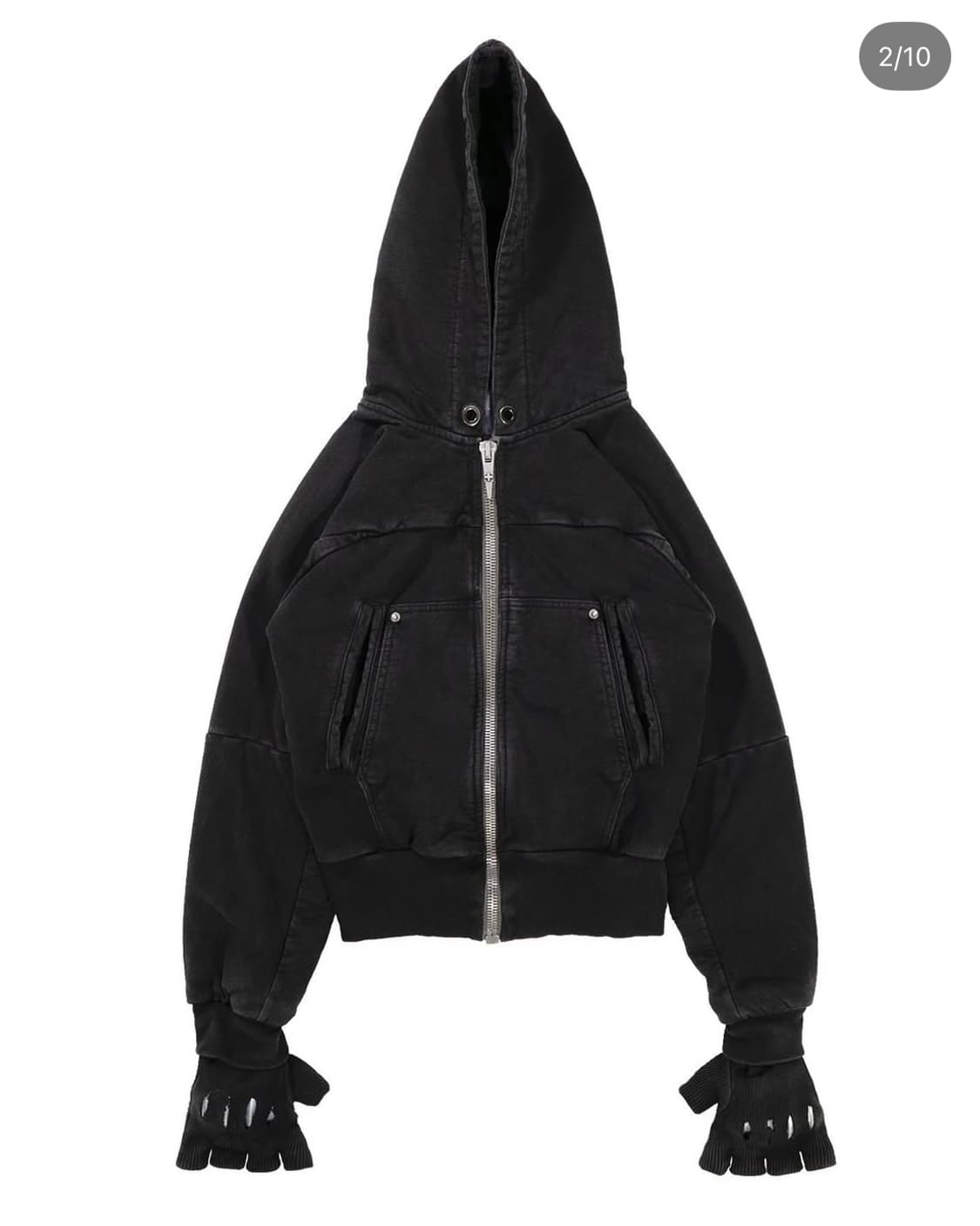 BOZOMANE inserted killer zipper hoodie 상품이미지2