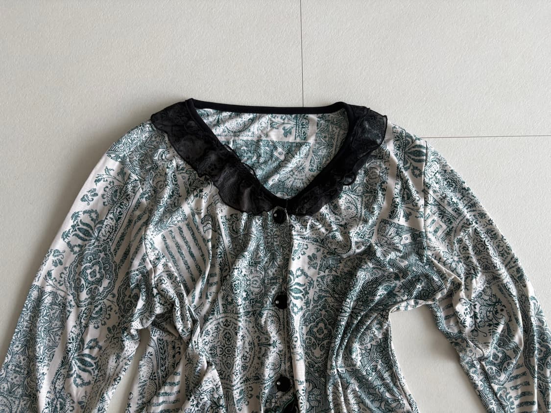 vintage paisley button blouse 상품이미지4