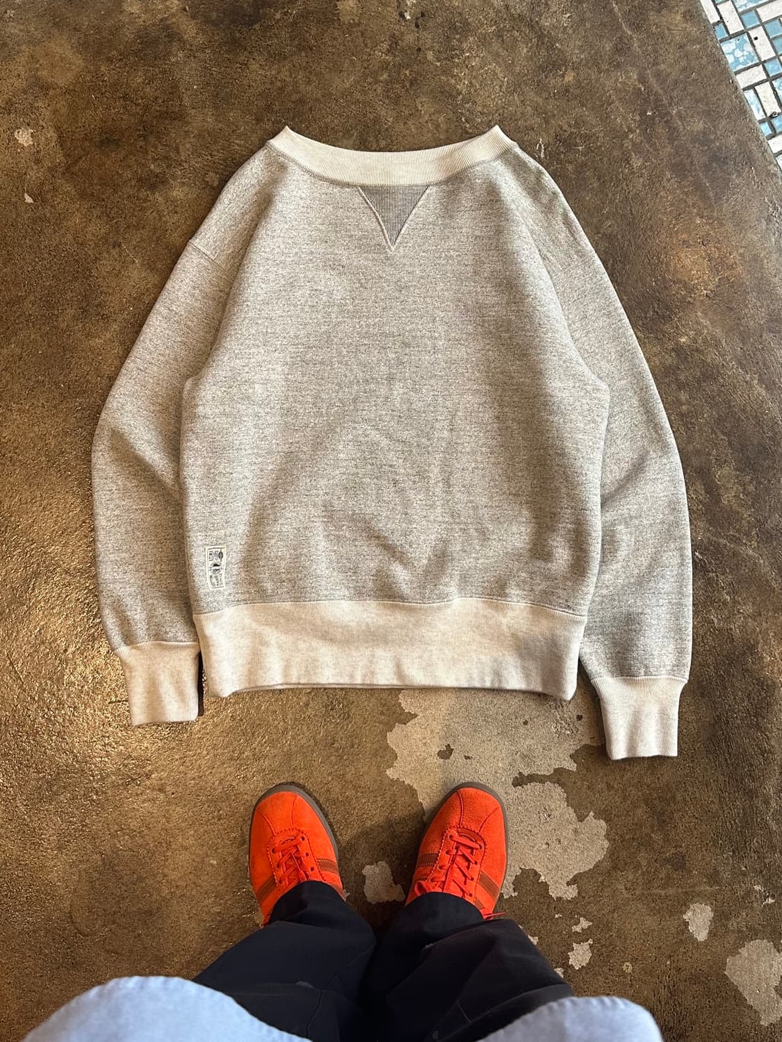 Nigel Cabourn 20.5oz Cotton Crew neck  상품이미지1