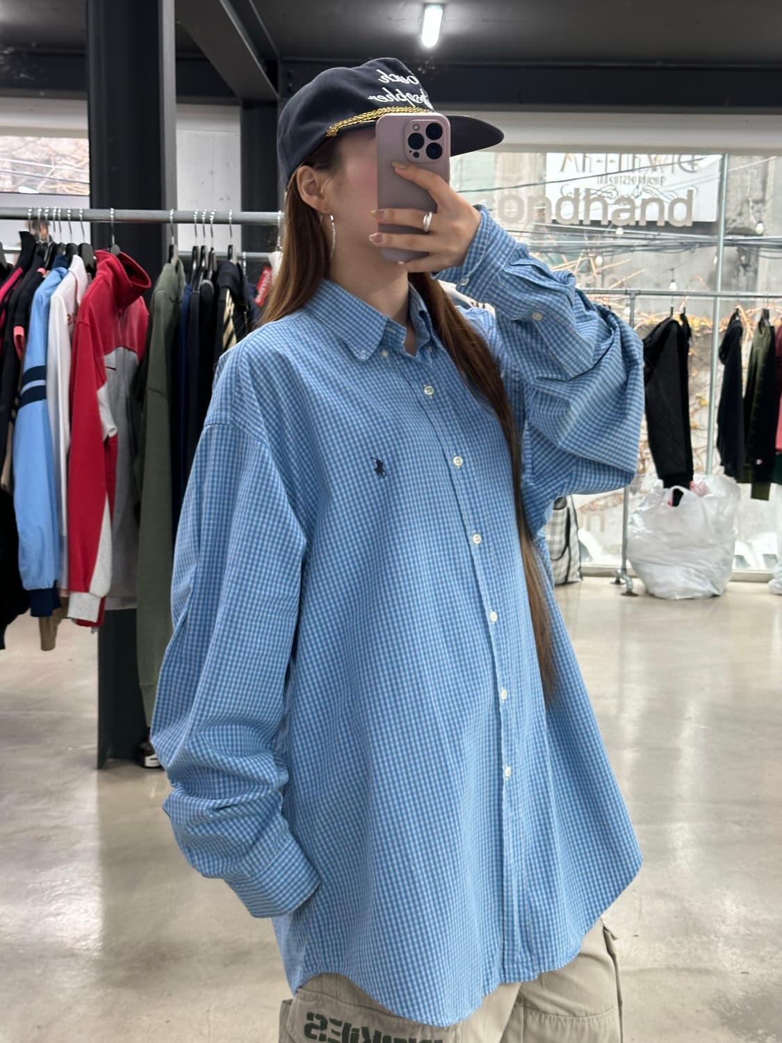 폴로랄프로렌 블레이크 포니 체크 셔츠 상품이미지4