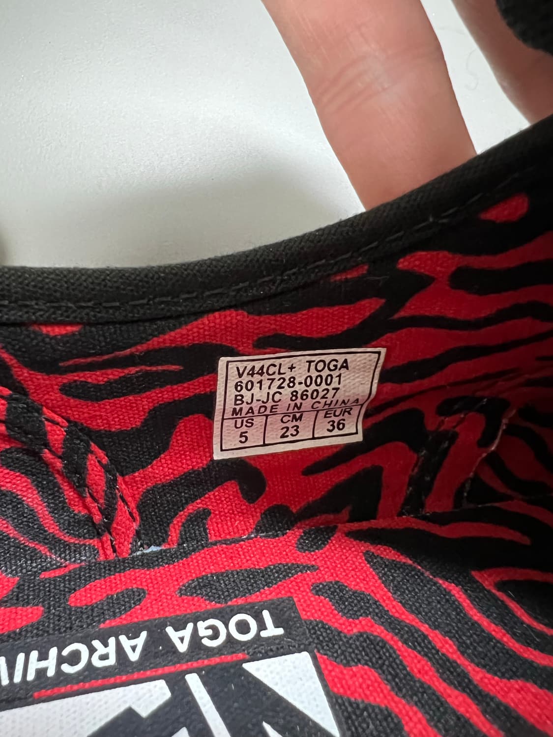 토가 X 반스 어센틱 230 toga vans 상품이미지5