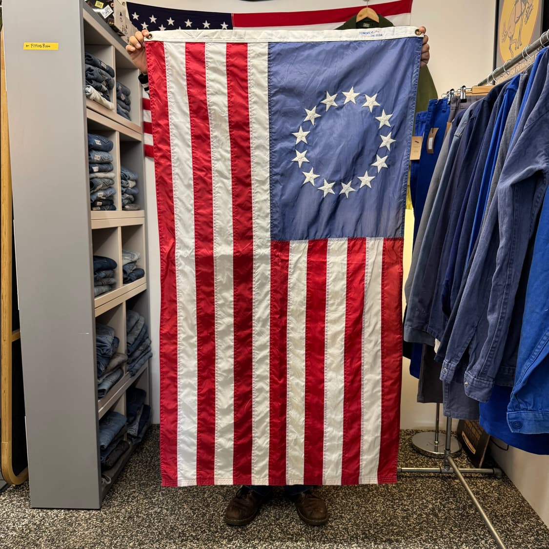 90s 빈티지 미국 베시 로스 성조기 made in USA  상품이미지1