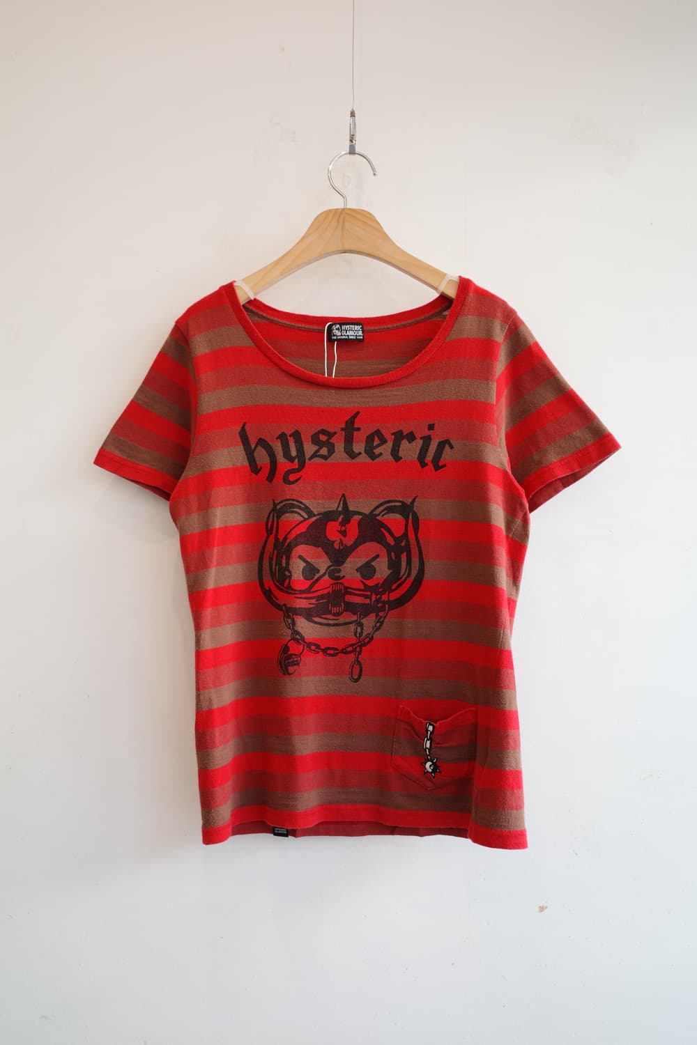 HYSTERIC GLAMOUR 히스테릭 글래머 포켓 티셔츠 상품이미지1