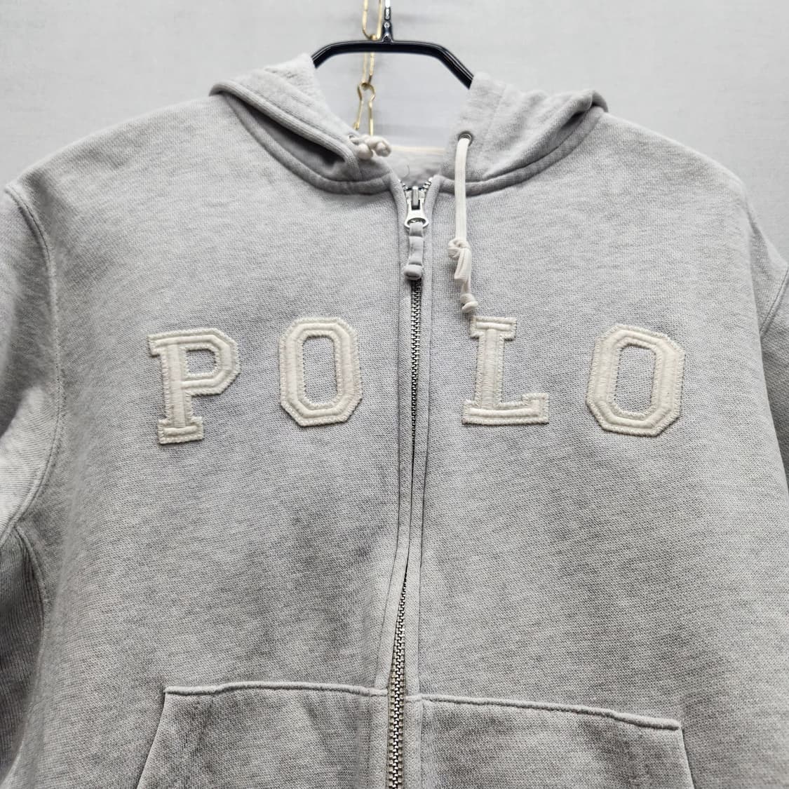 랄프로렌 스포츠 스펠아웃 로고 반크롭 후드집업 M(M) 상품이미지2