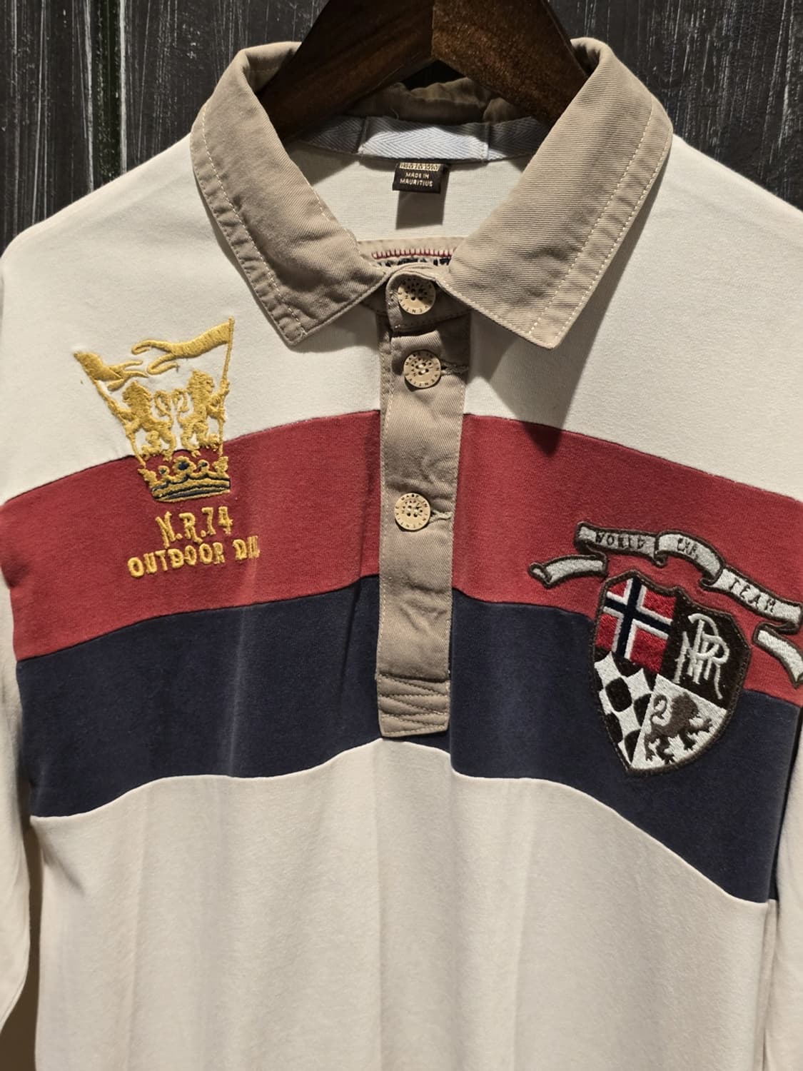 00s NAPAPIJRI Long Sleeve Polo Shirt 상품이미지3